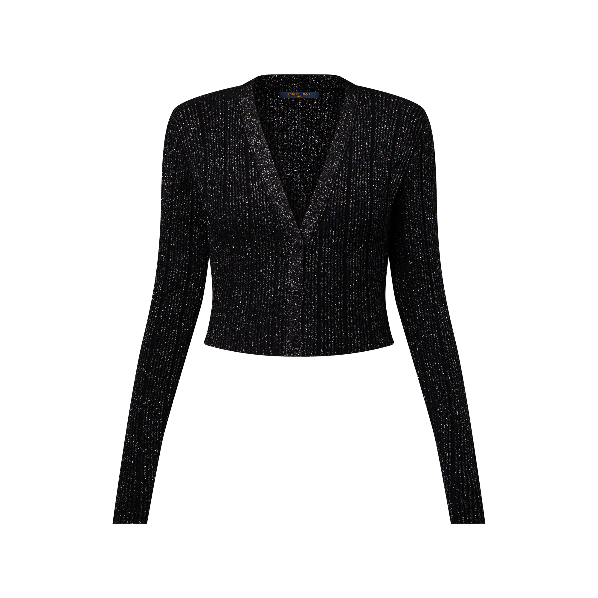 Cropped Rib-Knit Lurex Cardigan - Men - Discontinued Product